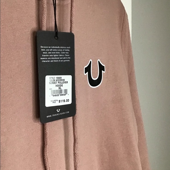 True Religion XL Men’s Hoodie - Picture 3 of 6